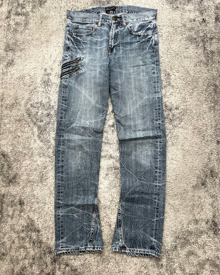 ORIRIN "ZIPPER-SCAR" DENIM