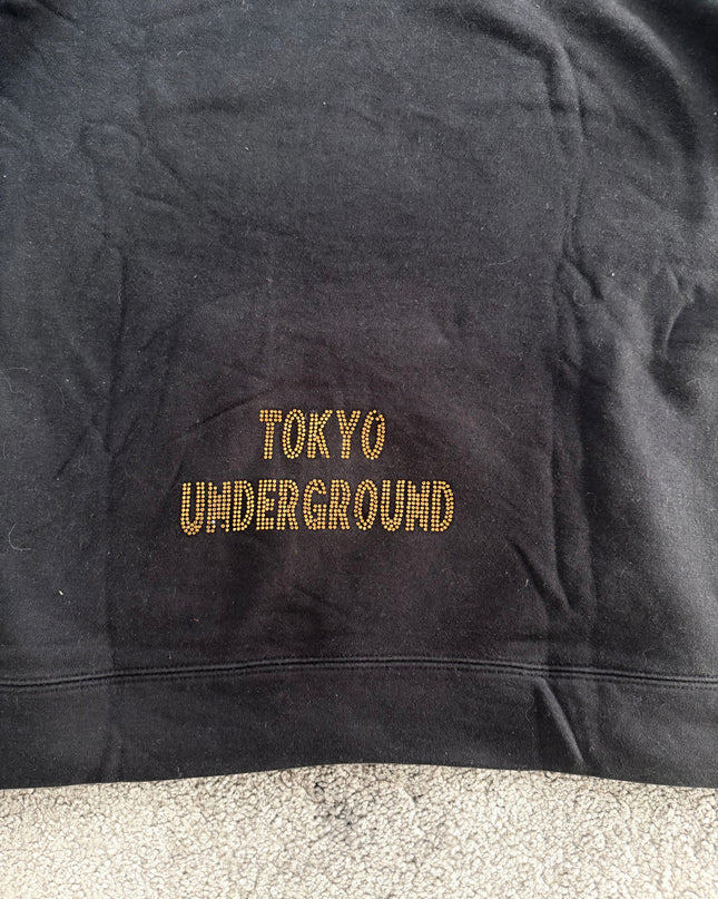 THIRTEEN JAPAN "GOLD RHINESTONE" HOODIE