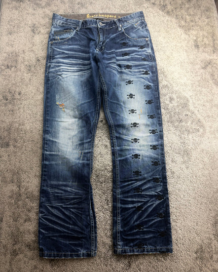 CRAZY LEOPARD "DEATH PARADE" DENIM (M-L)