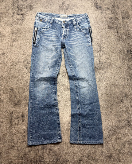 SCREAM "SIDE ZIP WHISPER" DENIM (M)