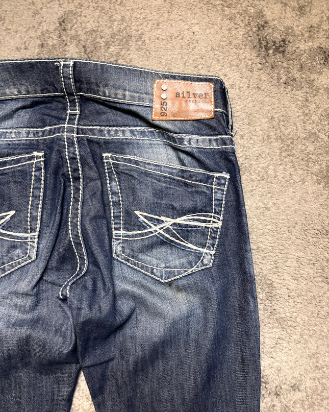 SILVER “CRACKED WHISKERS“ DENIM