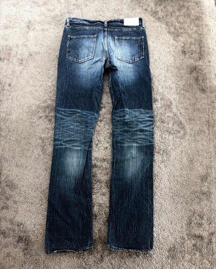 FUGA "DISTRESSED SLIM FADE" DENIM