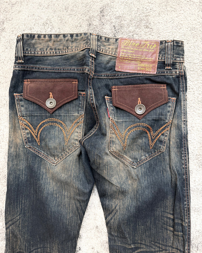 EDWIN XV "BURNT INDIGO" DENIM