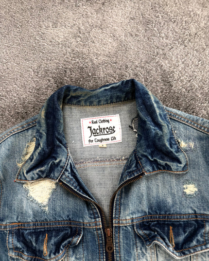 JACKROSE "CRASH FADE" DENIM JACKET
