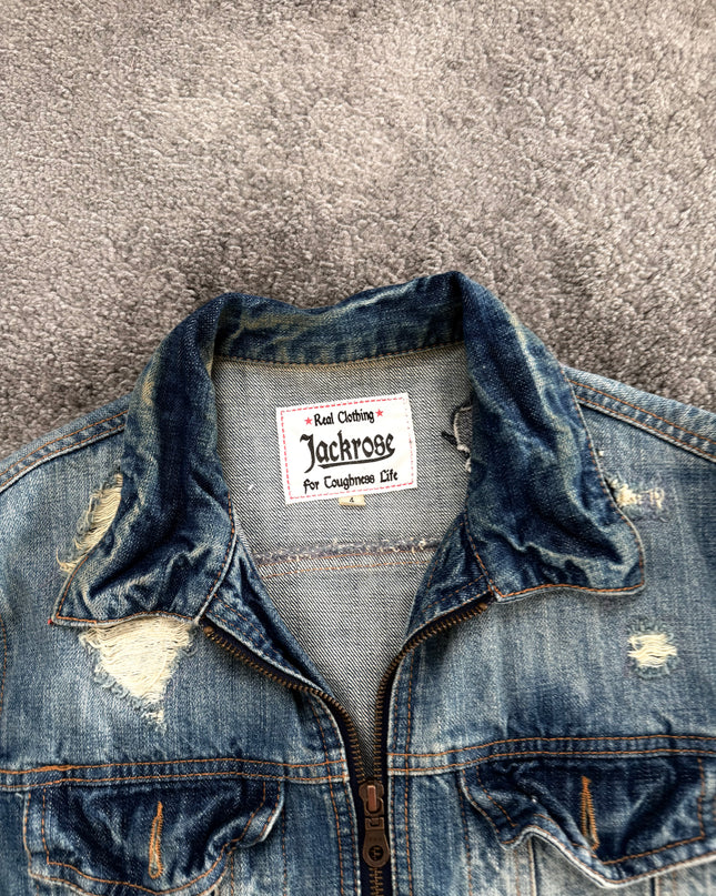 JACKROSE "CRASH FADE" DENIM JACKET