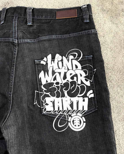 ELEMENT "BLACK FADE" DENIM