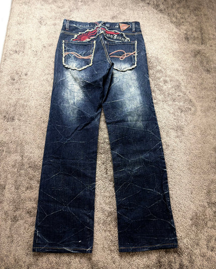 NYLAUS "MIDNIGHT STATIC" DENIM