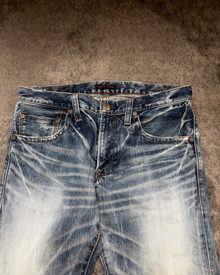 BLUE WAY "FADED VOLTAGE" DENIM