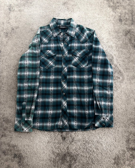 GILEVANS "OCEAN STATIC" FLANNEL (M)