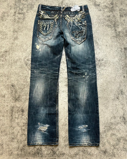 RED PEPPER "HEAVENS WING" DENIM