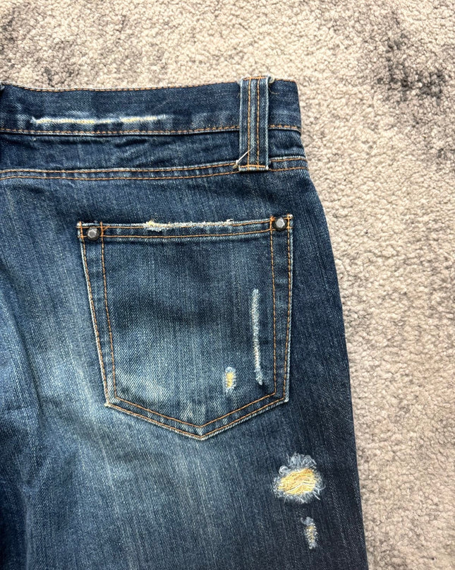 LA GATE "NIGHT SLASH" DENIM