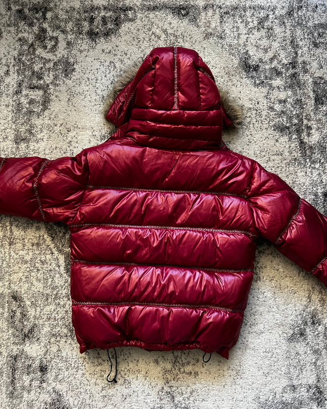 RATTLETRAP FUR PUFFER RED