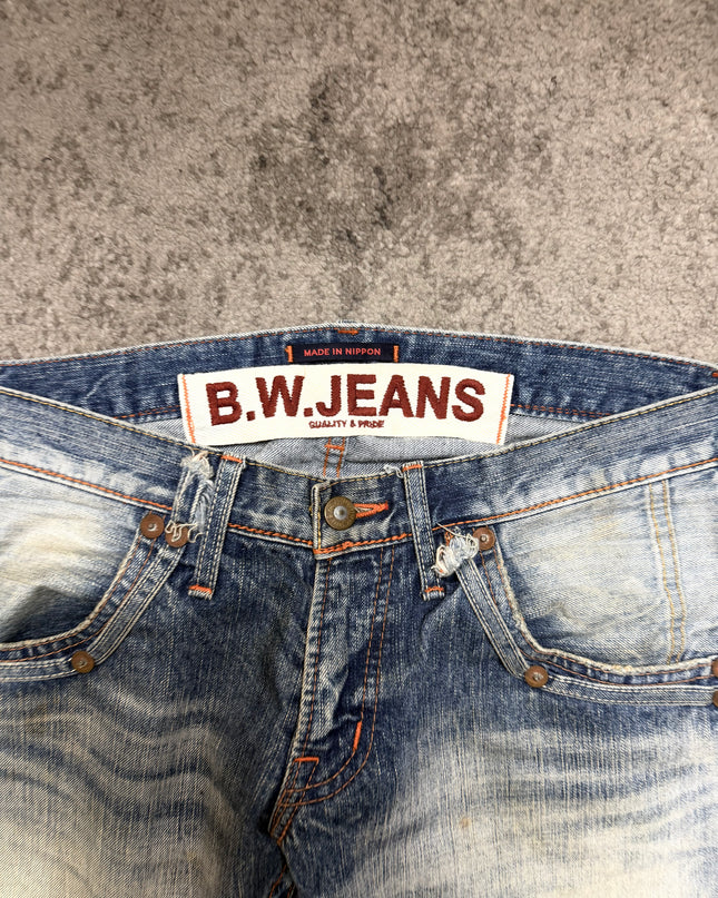 BLUE WAY "WASHED SILENCE" DENIM