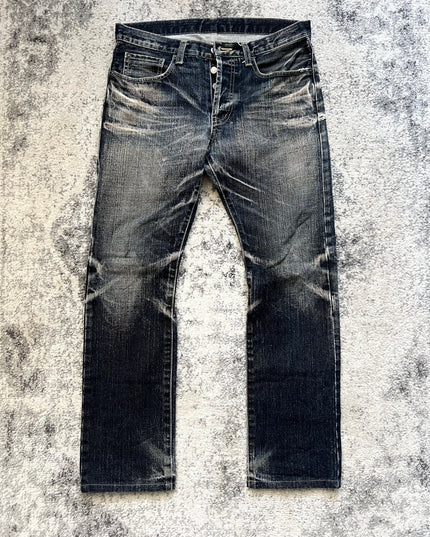 TAKEO KIKUCHI DARK WASHED DENIM