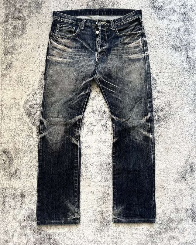 TAKEO KIKUCHI DARK WASHED DENIM