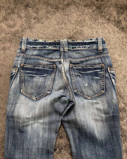 MICHEL KLEIN "SILVER FADE" DENIM