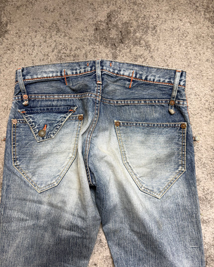 BLUE WAY "WASHED SILENCE" DENIM