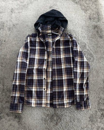PPFM "LAYERED HOOD" FLANNEL (M)