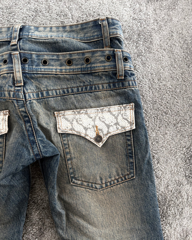 K.U.I "GROMMET SCAR" DENIM (M)