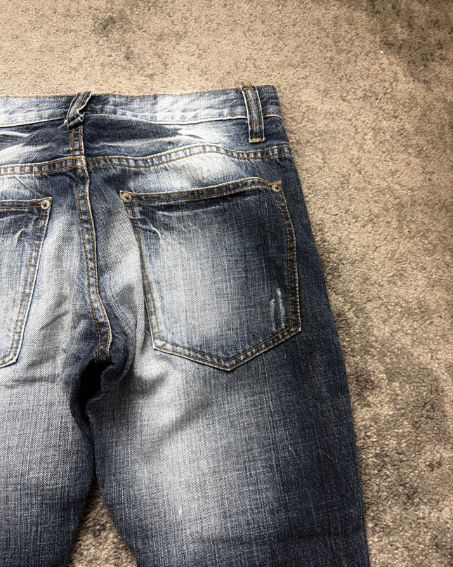 K.U.I "WHITE STATIC" DENIM