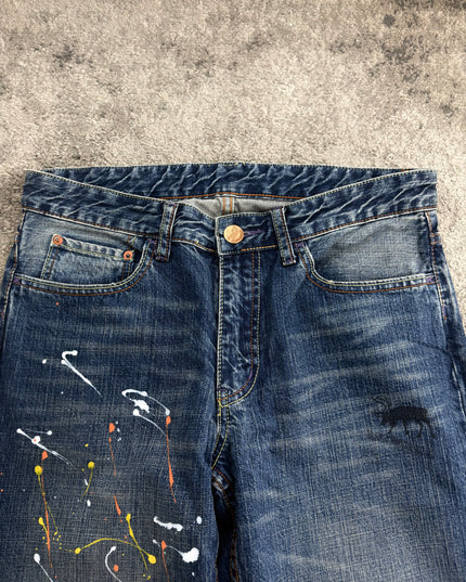 TAKEO KIKUCHI "PAINTED CANVAS" DENIM (S-M)