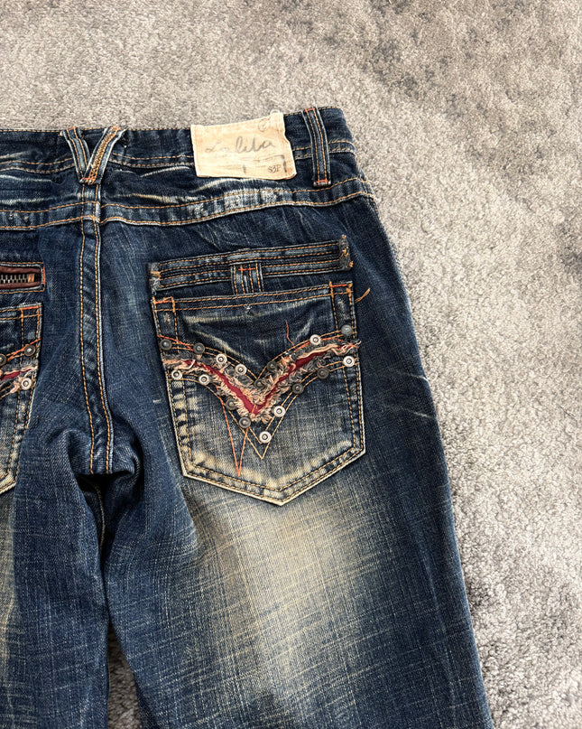 LOLITA "EMBELLISHED FADE" DENIM (M)