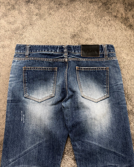 LA GATE "WHISKER FADE" DENIM (M)