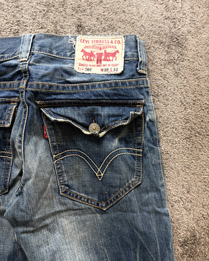 LEVIS "ZIPPER FADE" DENIM (S-M)