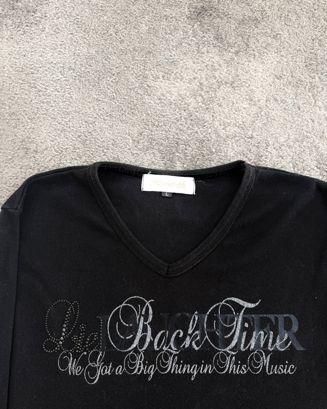GROWTH "MIDNIGHT SCRIPT" LONGSLEEVE (M)