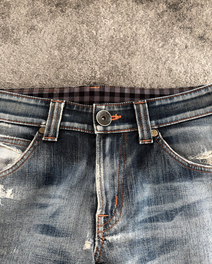 BLUE TRIP "ASH FADE FLOW" DENIM