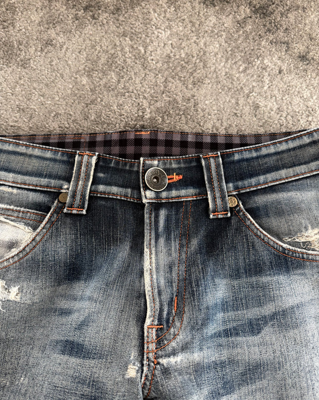 BLUE TRIP "ASH FADE FLOW" DENIM