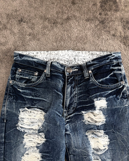 HEISEI "RIOT DISTRESS FADE" DENIM (M)