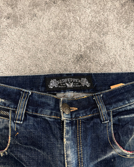 RED PEPPER "UNDERGROUND LOGO" DENIM