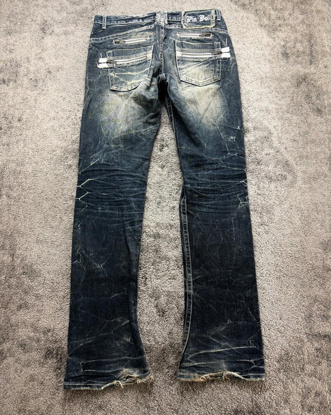 PINBALL "LIGHTNING FADE" DENIM (M)