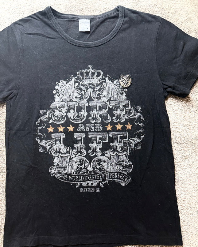 RUSS K "SURF & LIFE" TEE (S-M)