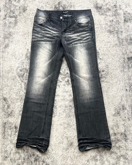 LOWBOX BLACK FLARE DENIM 
