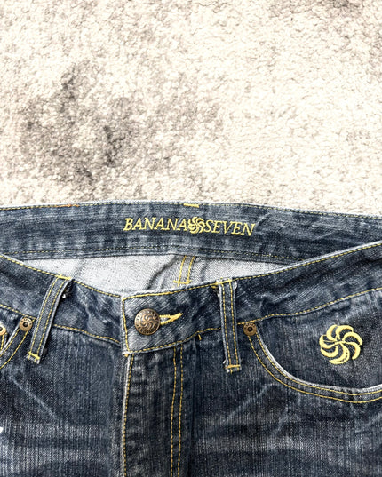 BANANA SEVEN "REBEL SCRIPT" DENIM