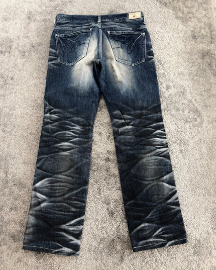 BLUE WAY "SHADOW FADE" DENIM