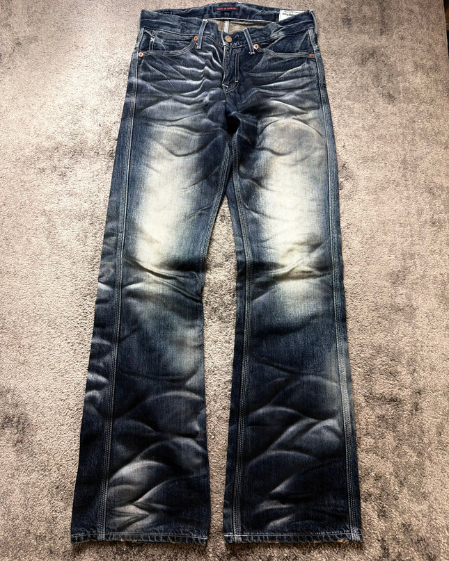BLUE WAY "SILENT COLLAPSE" DENIM