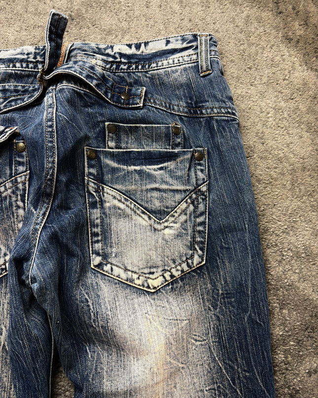 BLOW BY BLUE "CRIMSON LINE" DENIM