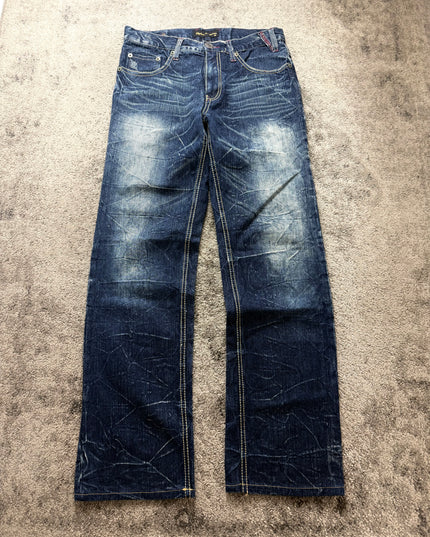 NYLAUS "MIDNIGHT STATIC" DENIM
