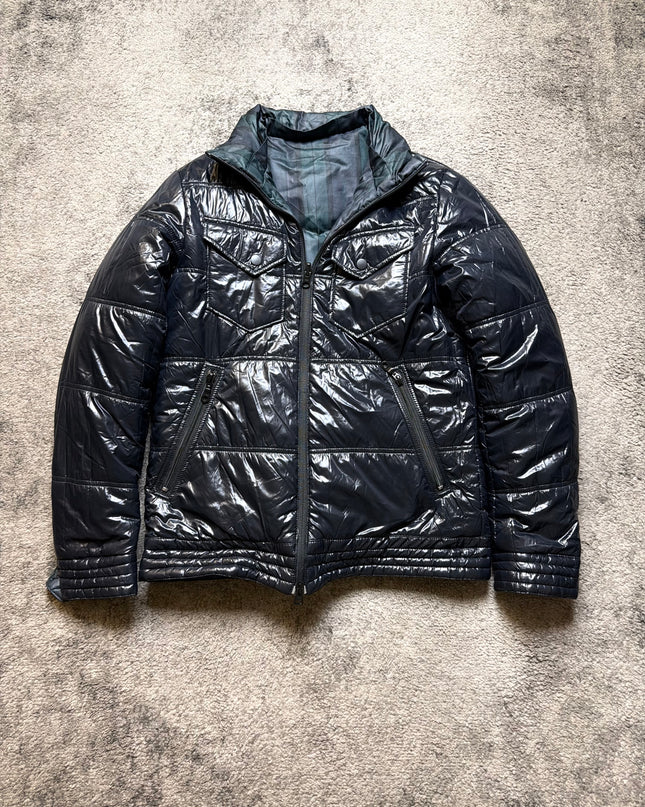 HEISEI "SHADOW PLAID" REVERSIBLE PUFFER