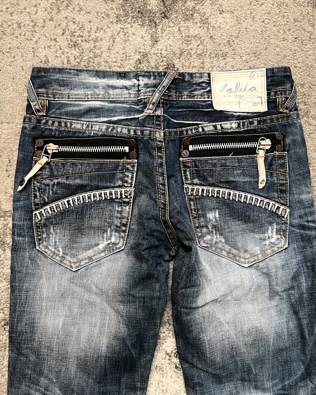 LOLITA "ZIP GLARE" DENIM