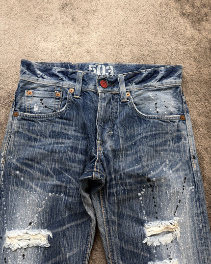 BLUETRIP "SCARRED INDIGO" DENIM