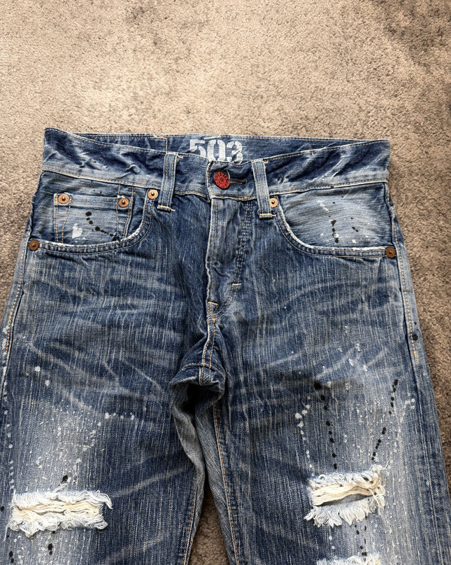 BLUETRIP "SCARRED INDIGO" DENIM