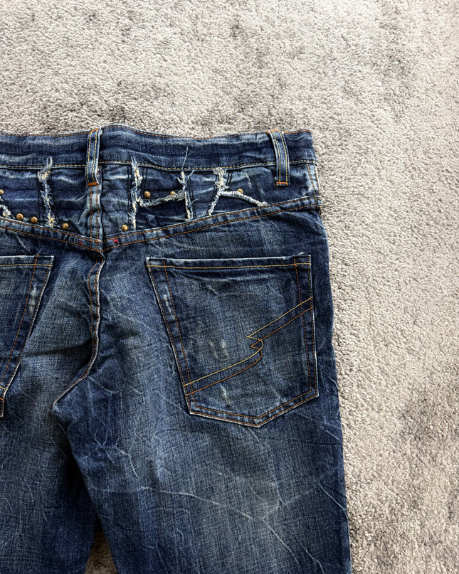SEMANTIC DESIGN "STUDDED CHAOS" DENIM (M)
