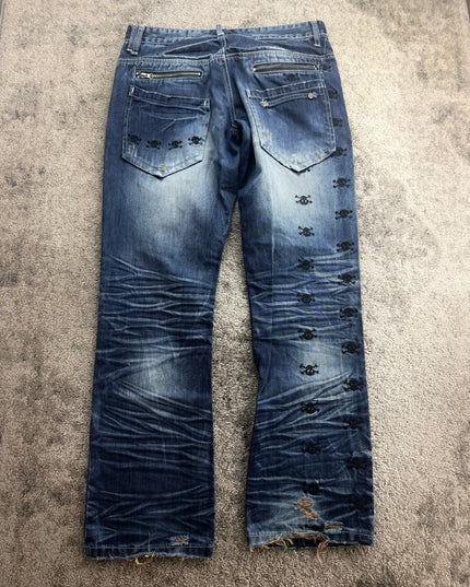 CRAZY LEOPARD "DEATH PARADE" DENIM (M-L)