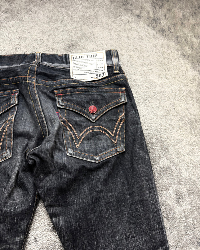 503 "BLACK FLARE" DENIM (S-M)