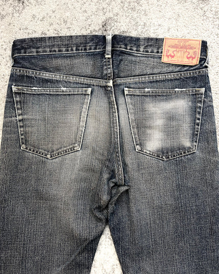 TAKEO KIKUCHI "GHOST STITCH REVERB" DENIM