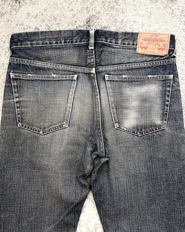 TAKEO KIKUCHI "GHOST STITCH REVERB" DENIM